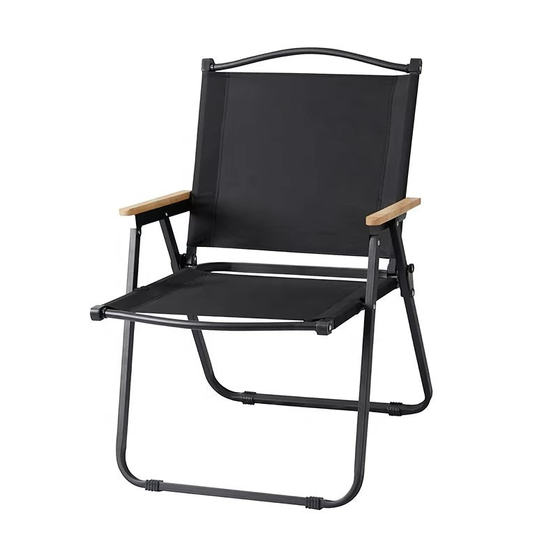 Foldable Black Beach Chair