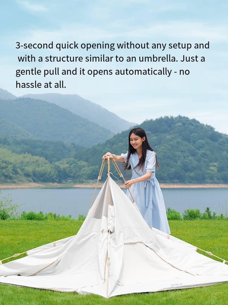 Incredible Pop up tent - white