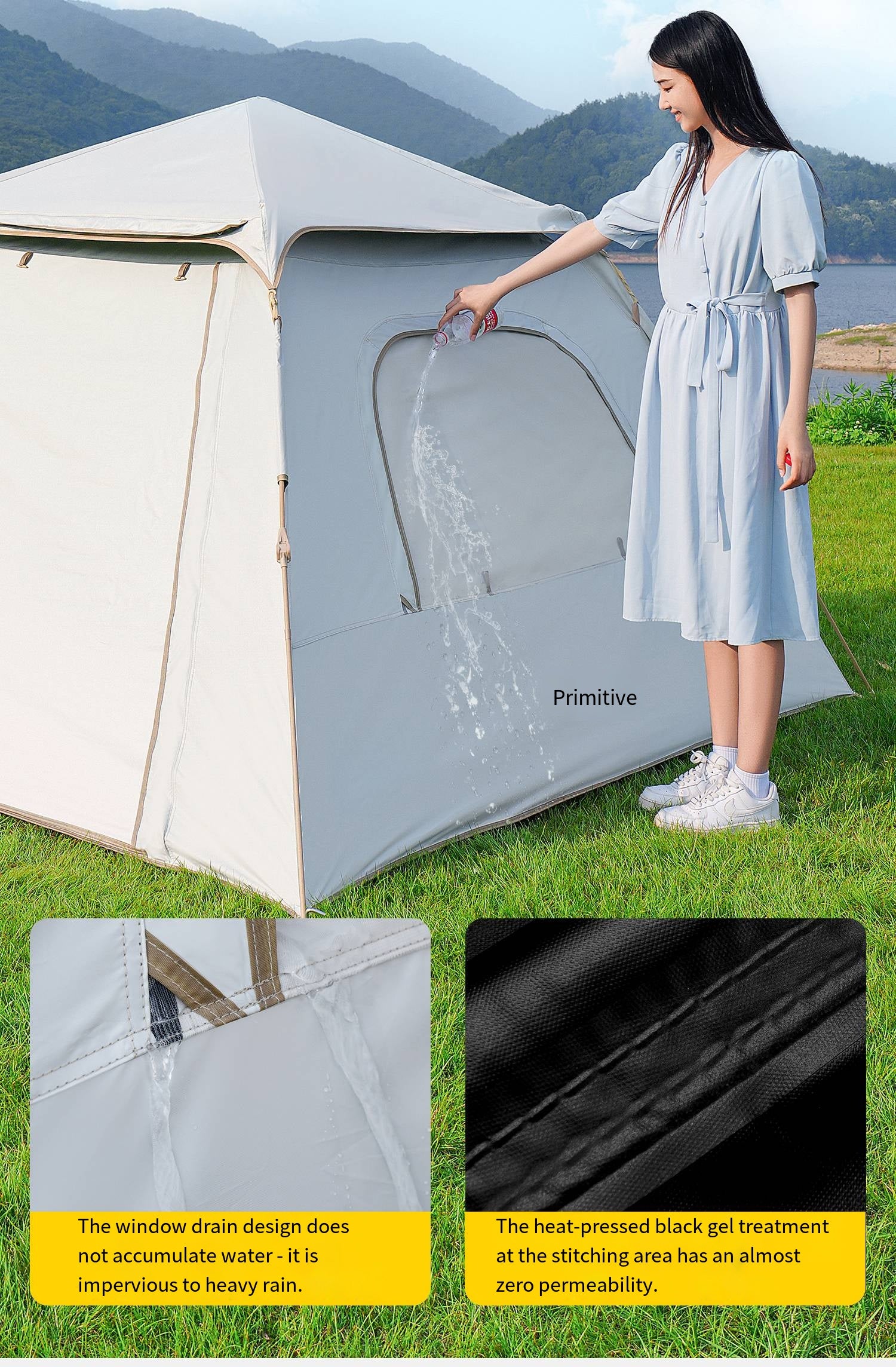 Incredible Pop up tent - white