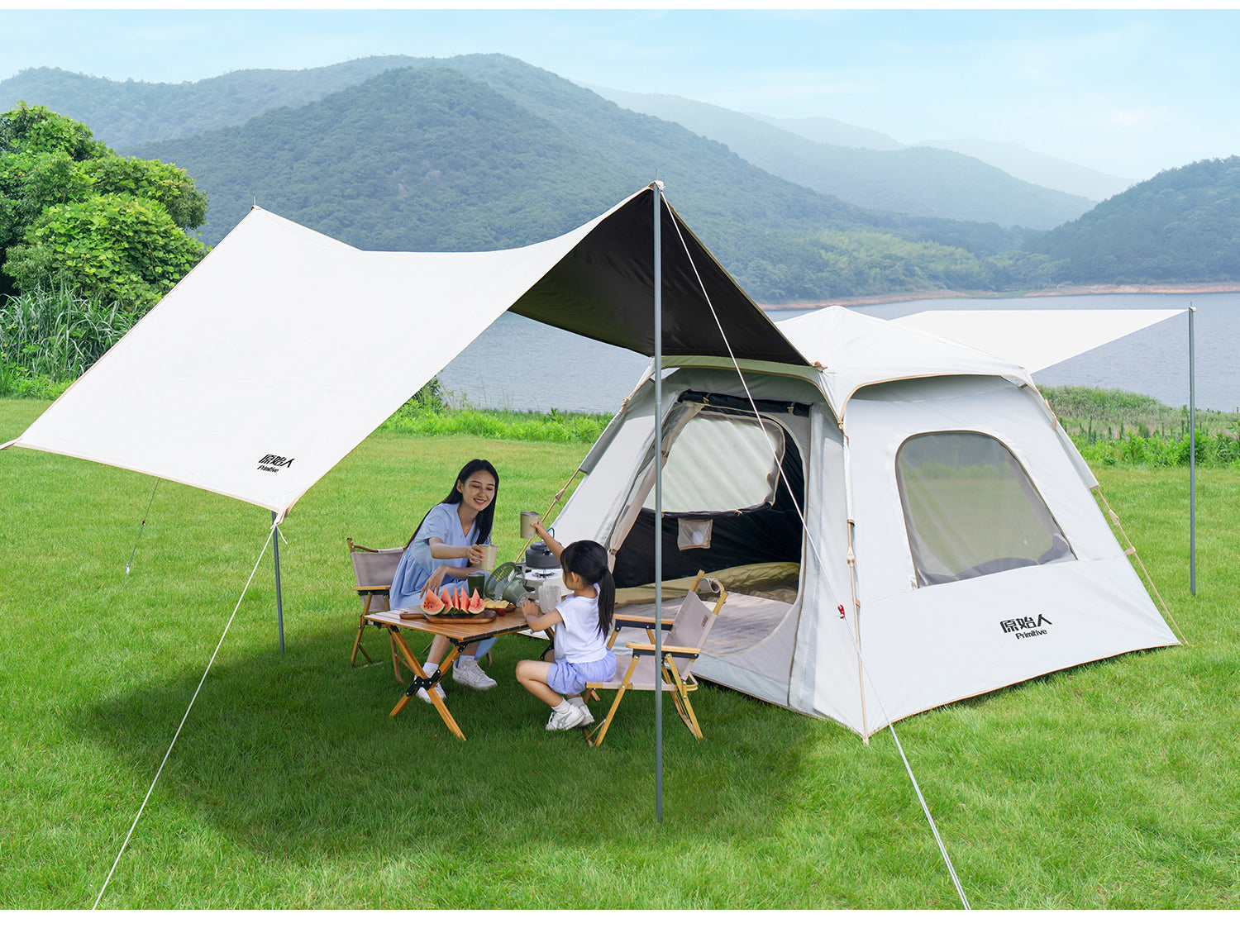 Incredible Pop up tent - white
