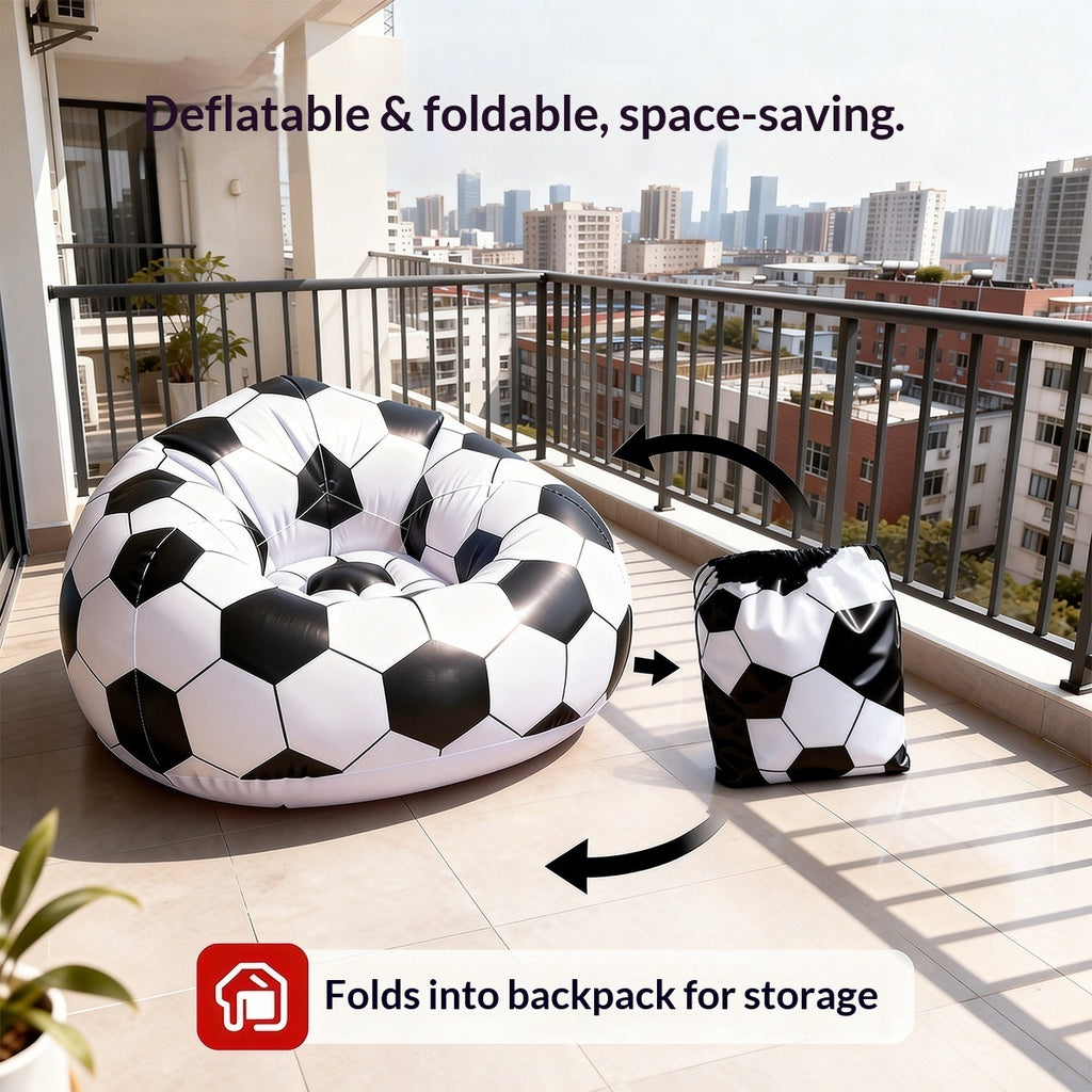 Inflatable outdoor sofa